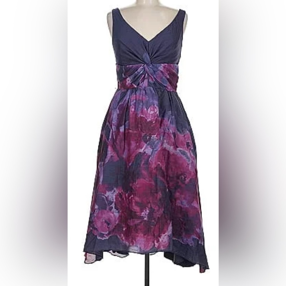 Lela Rose for Target High Low Twist Top Dress.   Runs small, closer to a size 4